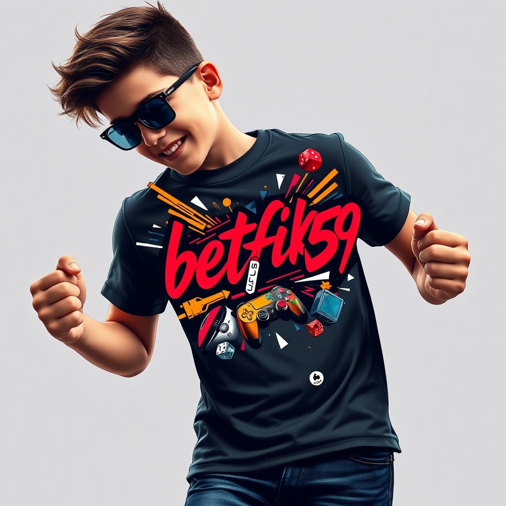 Kids Premium Gaming T-Shirt 'betflik59'