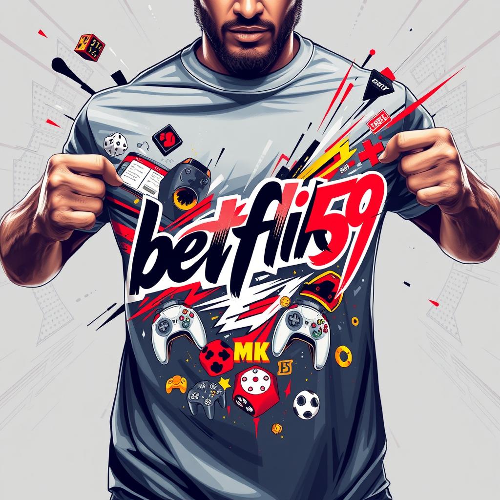 betflik59 Gaming Inspired Premium Workout T-Shirt