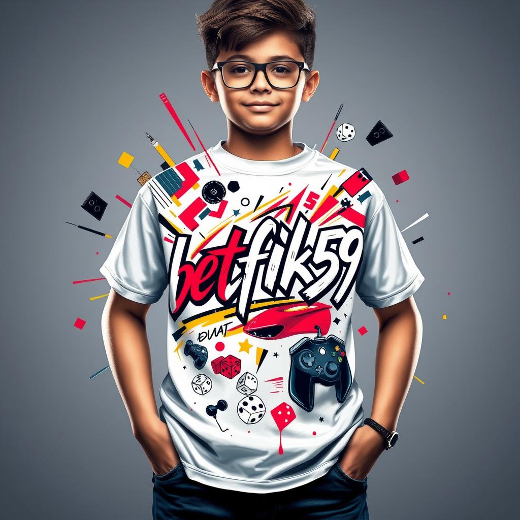 Kids Premium Gaming Graphic T-Shirt