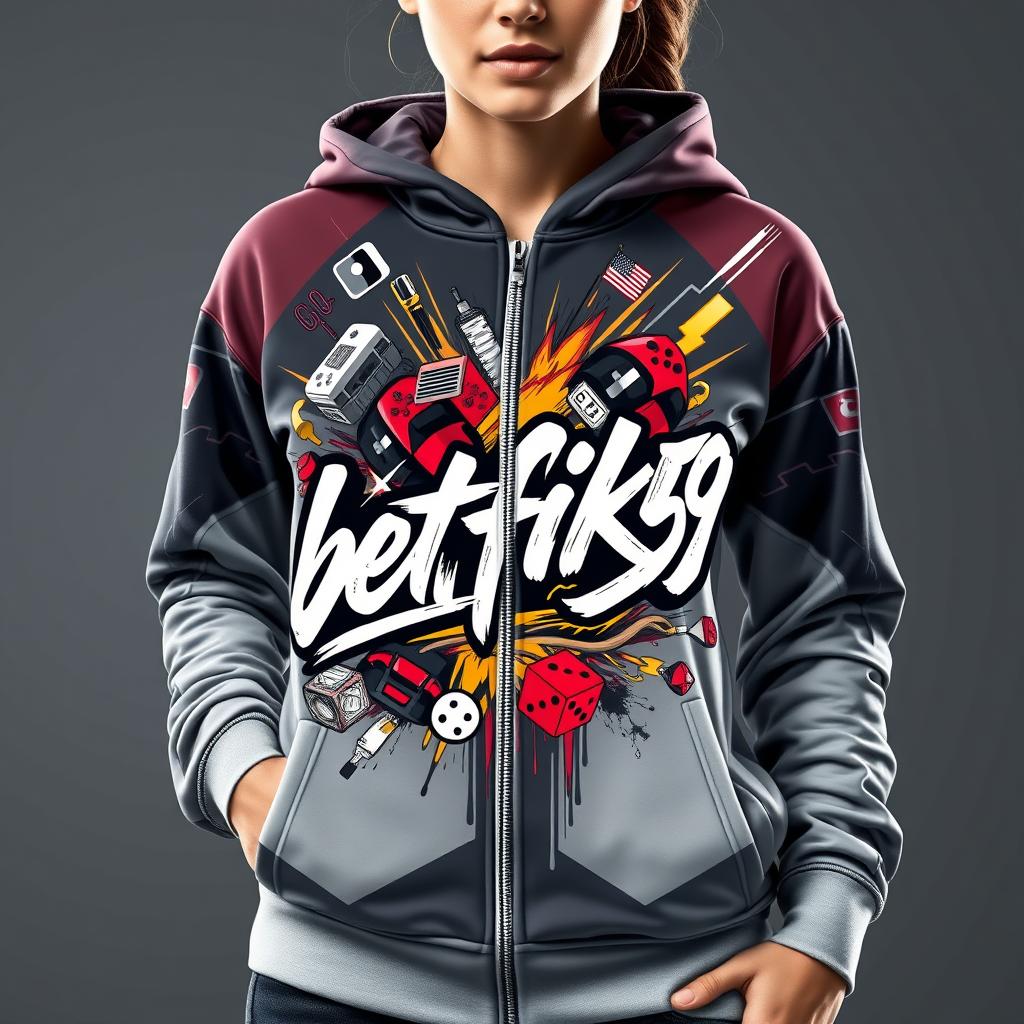 Women's Premium Gaming Zip-Up Hoodie