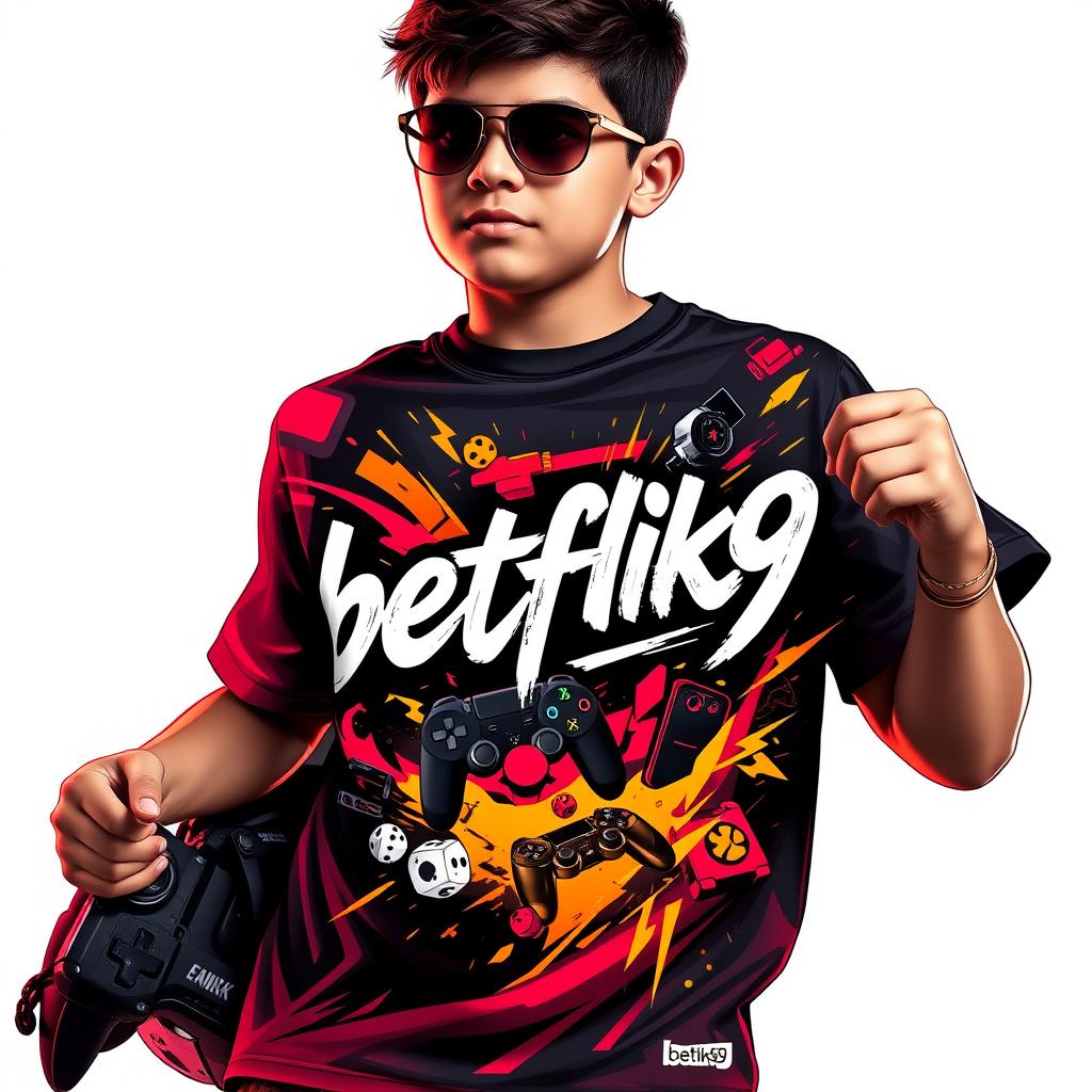 Kids Premium Gaming Graphic T-Shirt