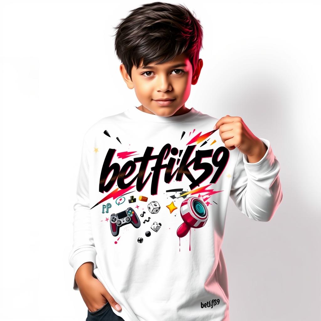 Kids Premium Long Sleeve Gaming T-Shirt