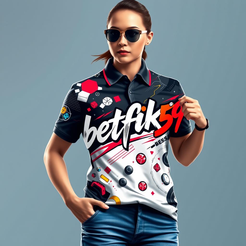 Women's Premium Polo Shirt - Gaming Inspired Design 'betflik59'