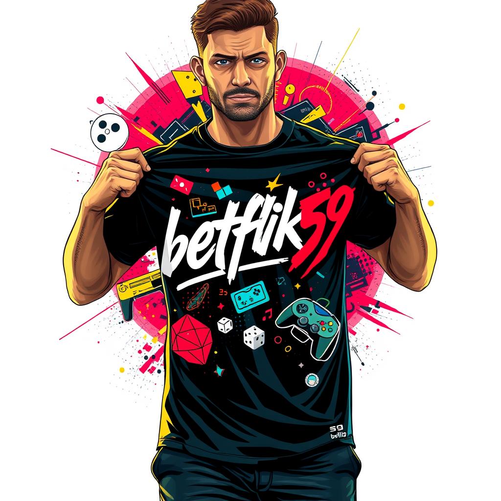 betflik59 Premium Gaming Inspired Running T-Shirt