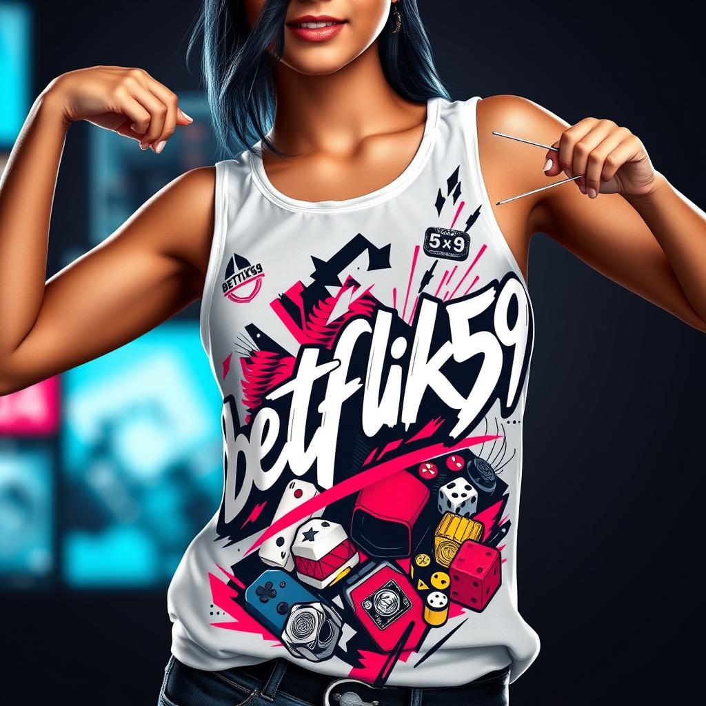 Womens Premium Beach Tank Top - betflik59 Gaming Design