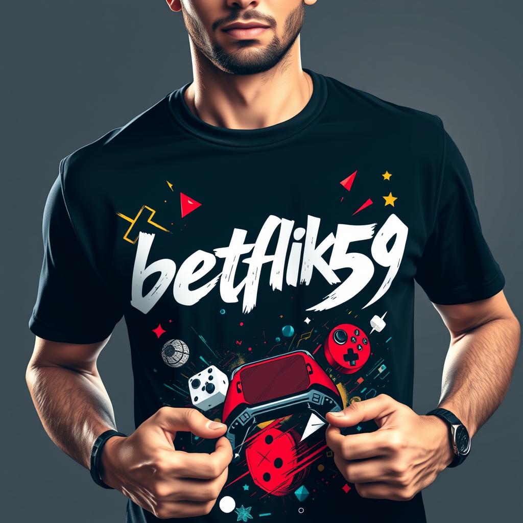 Gaming-Inspired Premium Crew Neck T-Shirt