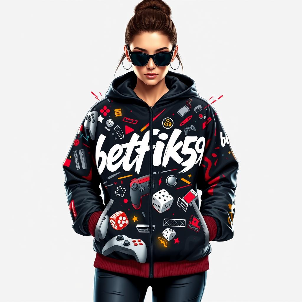 betflik59 Gaming Culture Women's Premium Anorak