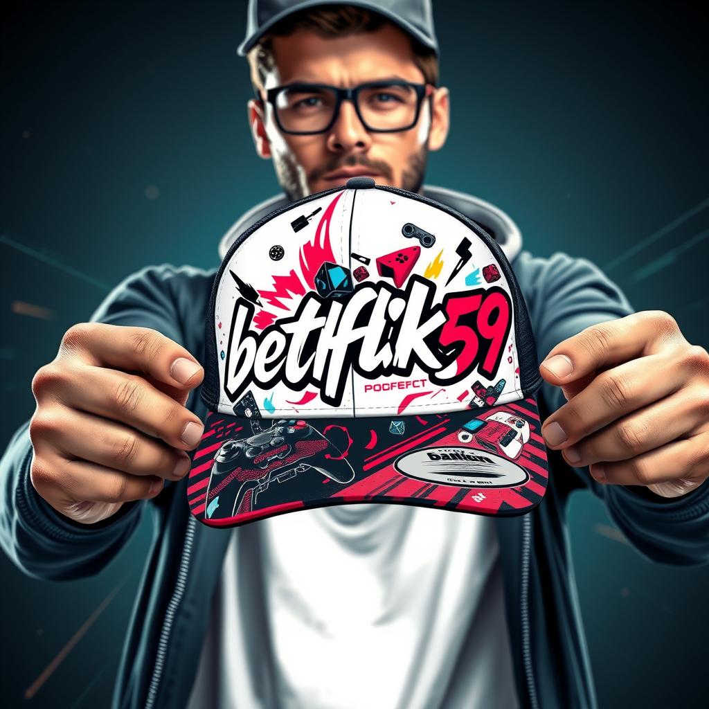 betflik59 Premium Gaming Baseball Cap