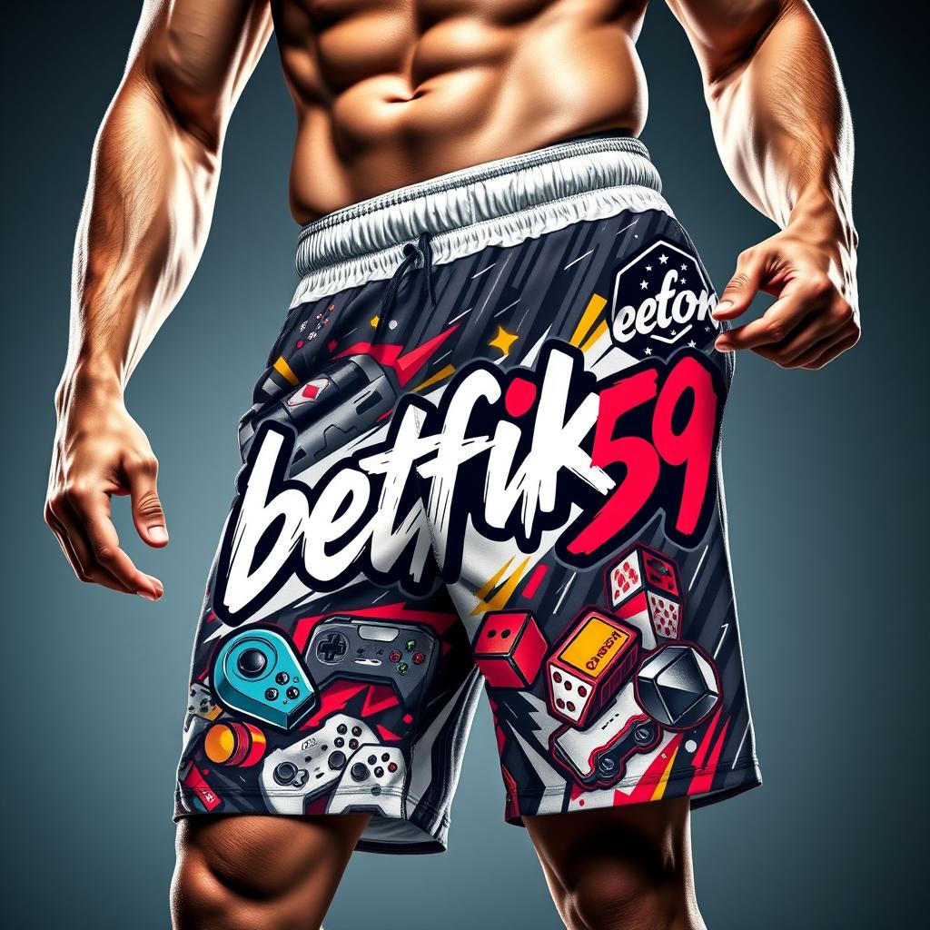 betflik59 Premium Gaming Athletic Shorts