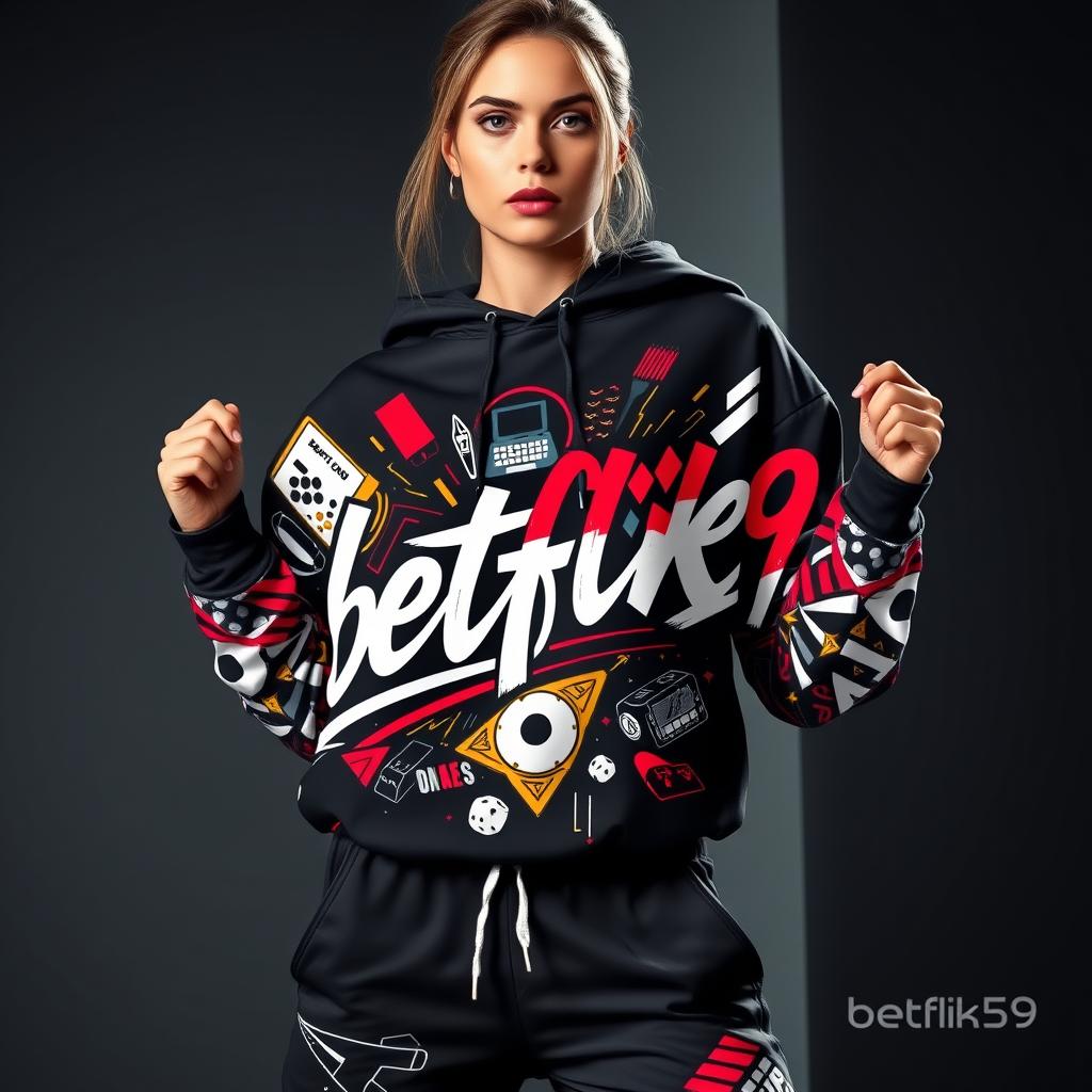 Women's Premium Joggers with Gaming Graphic Design - betflik59